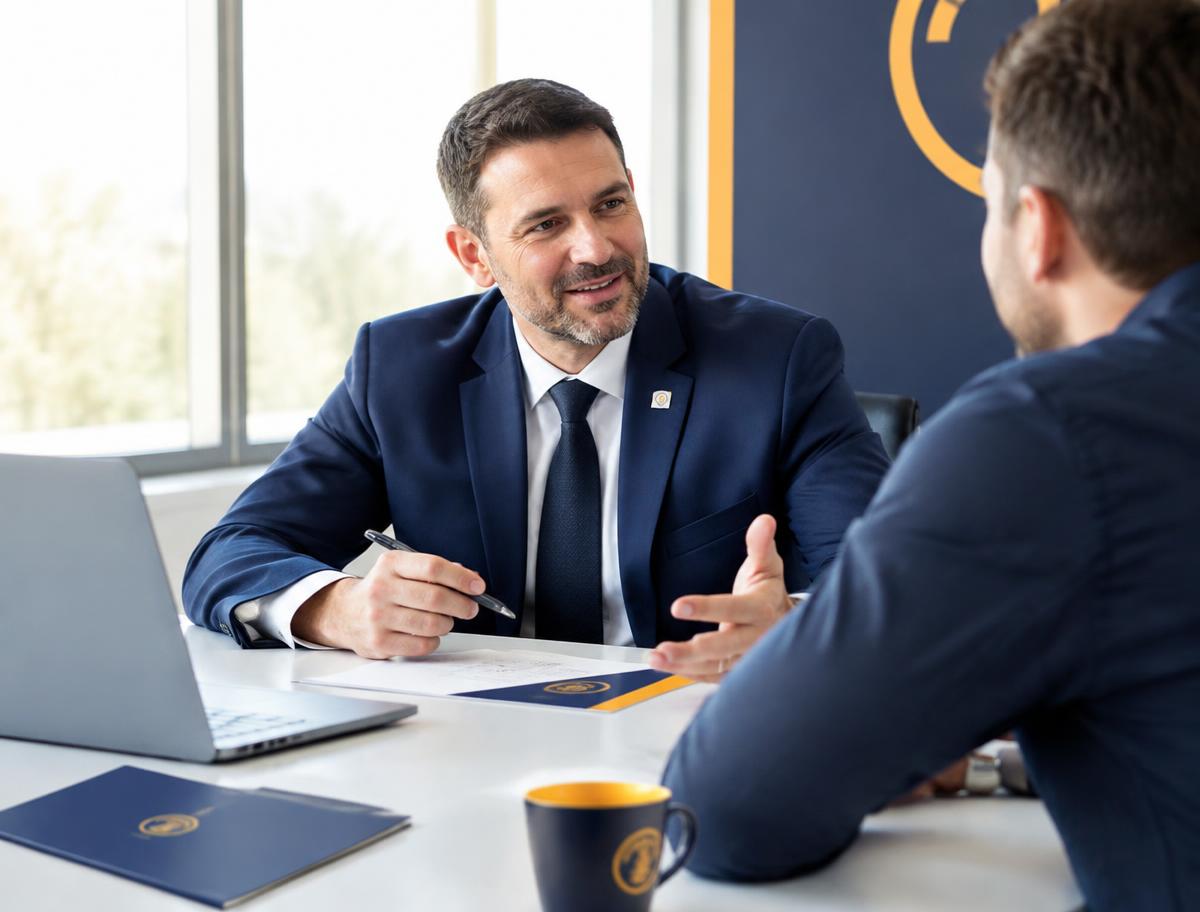 FlexParant in gesprek met een opdrachtgever